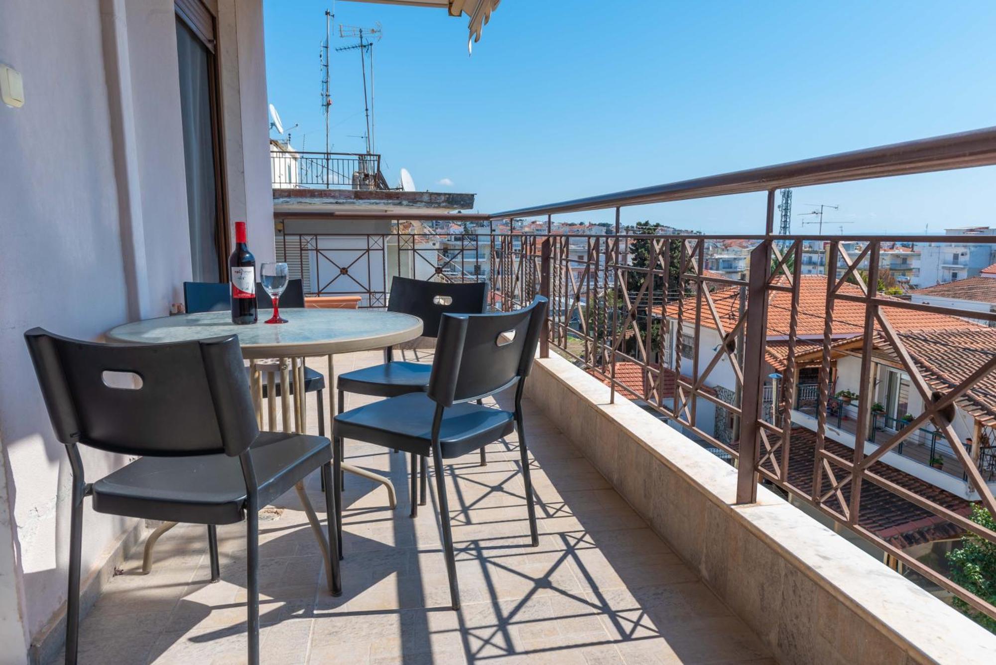 Ferienwohnung Infinity Stars Sea View Nea Kallikrateia Exterior foto